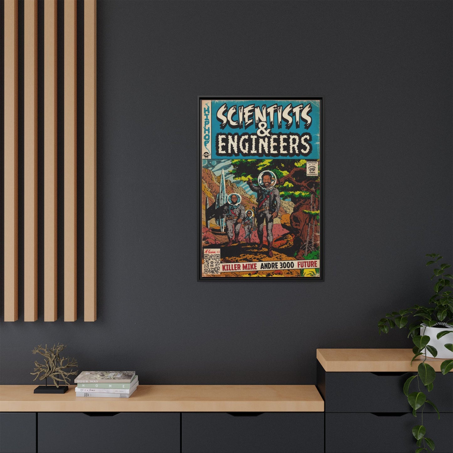 Killer Mike - Scientists & Engineers - Andre 3000 - Future - Gallery Canvas Wraps, Vertical Frame