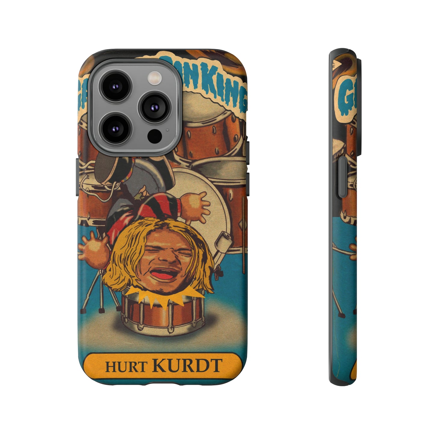 Hurt KURDT - Garbage Can Kings - Nirvana - Tough Phone Cases