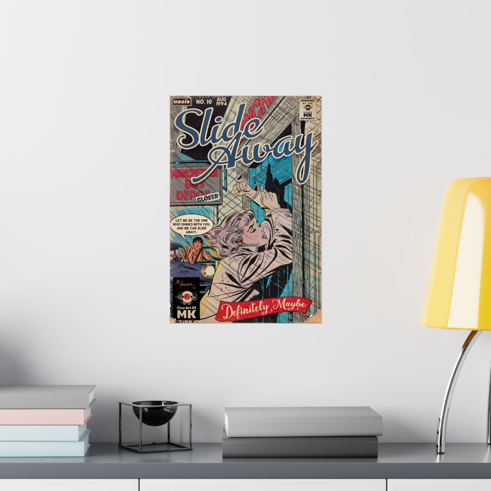 Slide Away - Matte Vertical Posters