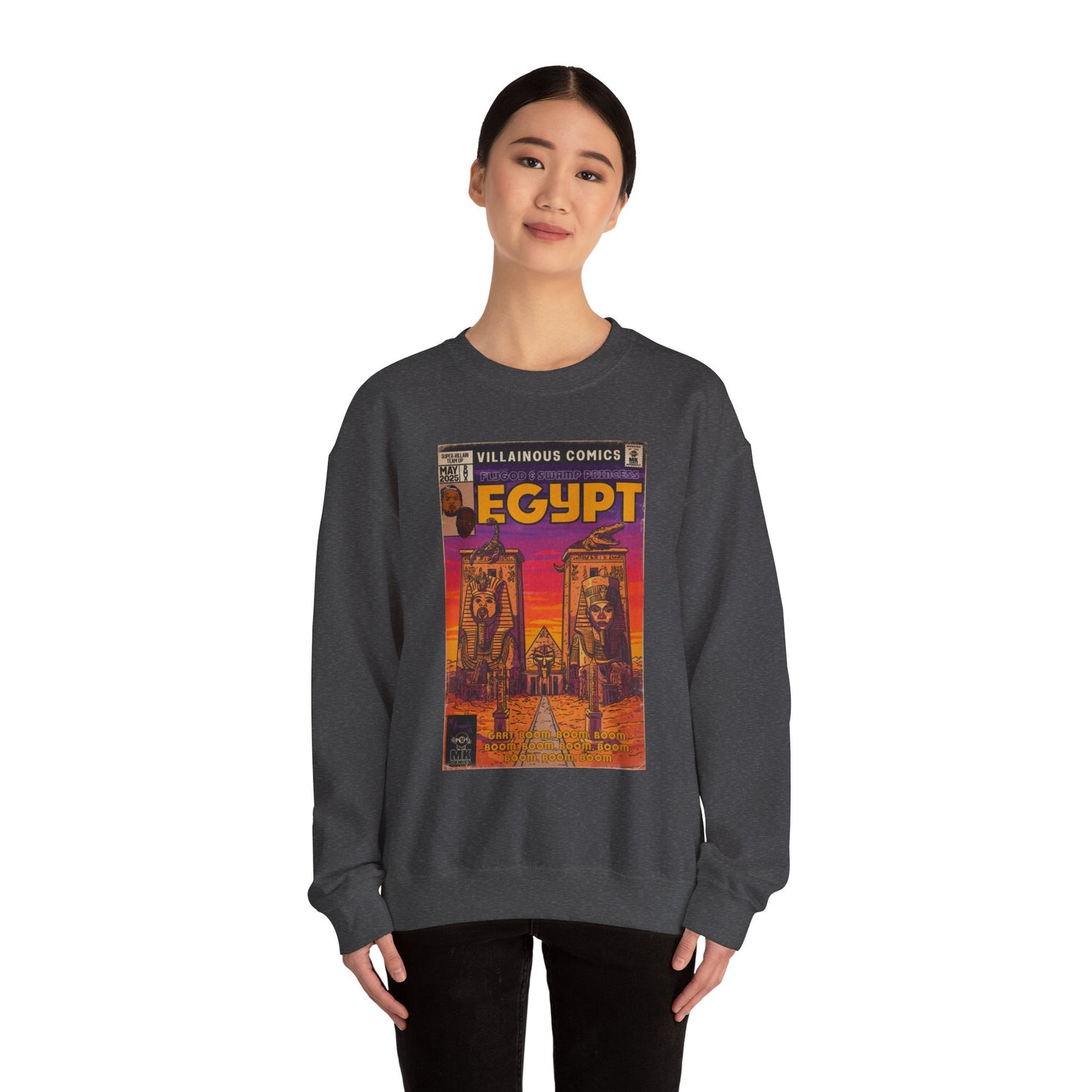 Egypt Remix - Unisex Heavy Blend™ Crewneck Sweatshirt
