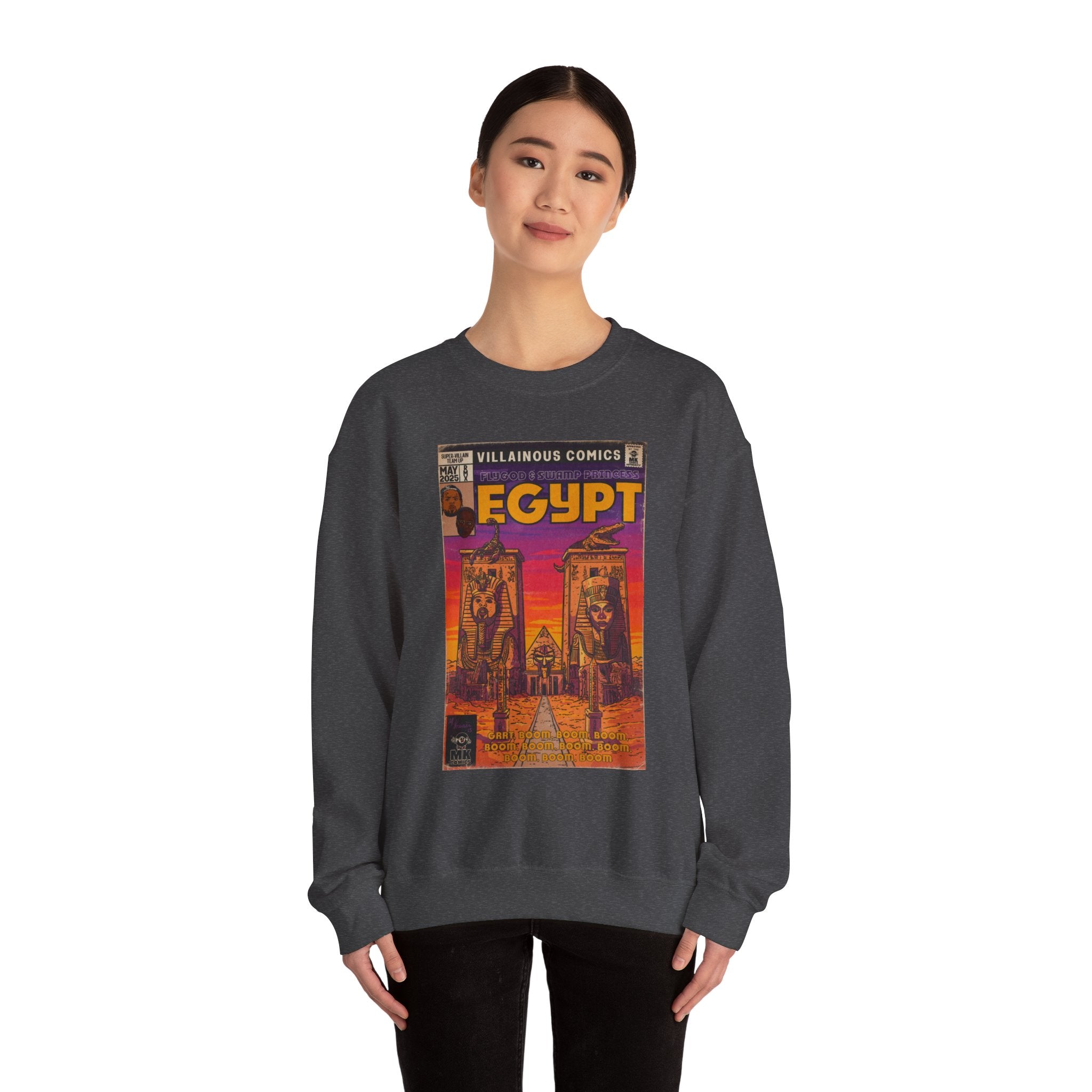 Egypt Remix - Unisex Heavy Blend™ Crewneck Sweatshirt