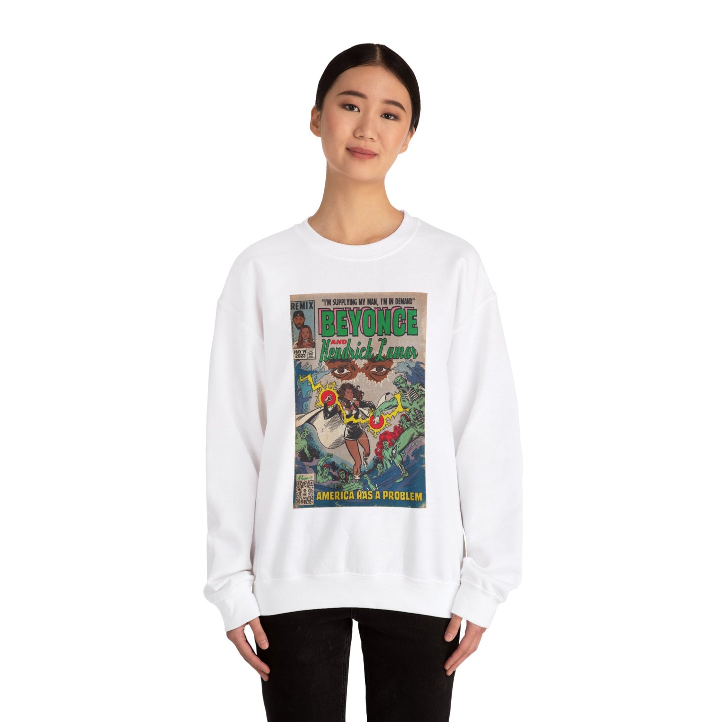 America Has a Problem - Unisex Heavy Blend™ Crewneck Sweatshirt