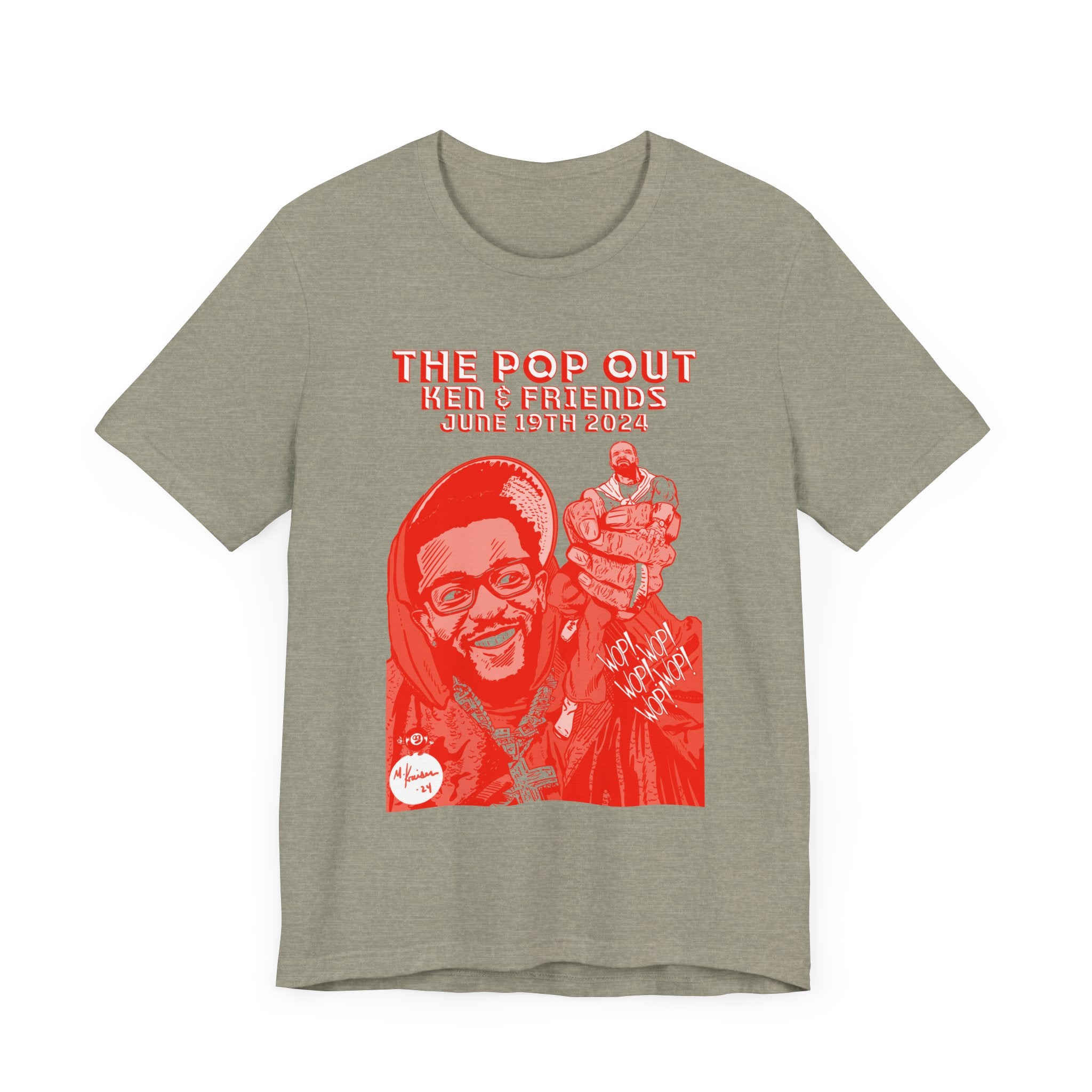 Pop out - RED VARIANT - Unisex Jersey Short Sleeve Tee