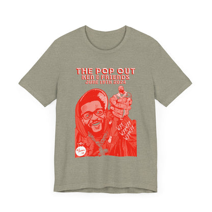 Pop out - RED VARIANT - Unisex Jersey Short Sleeve Tee