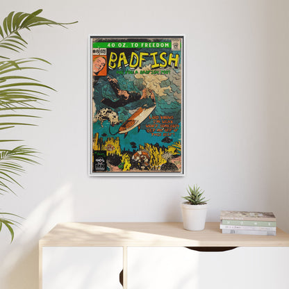Badfish - Matte Canvas, Framed (Multi-color)