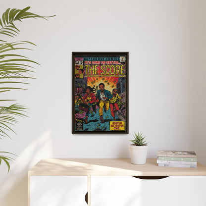 The Score - Matte Canvas, Framed (Multi-color)