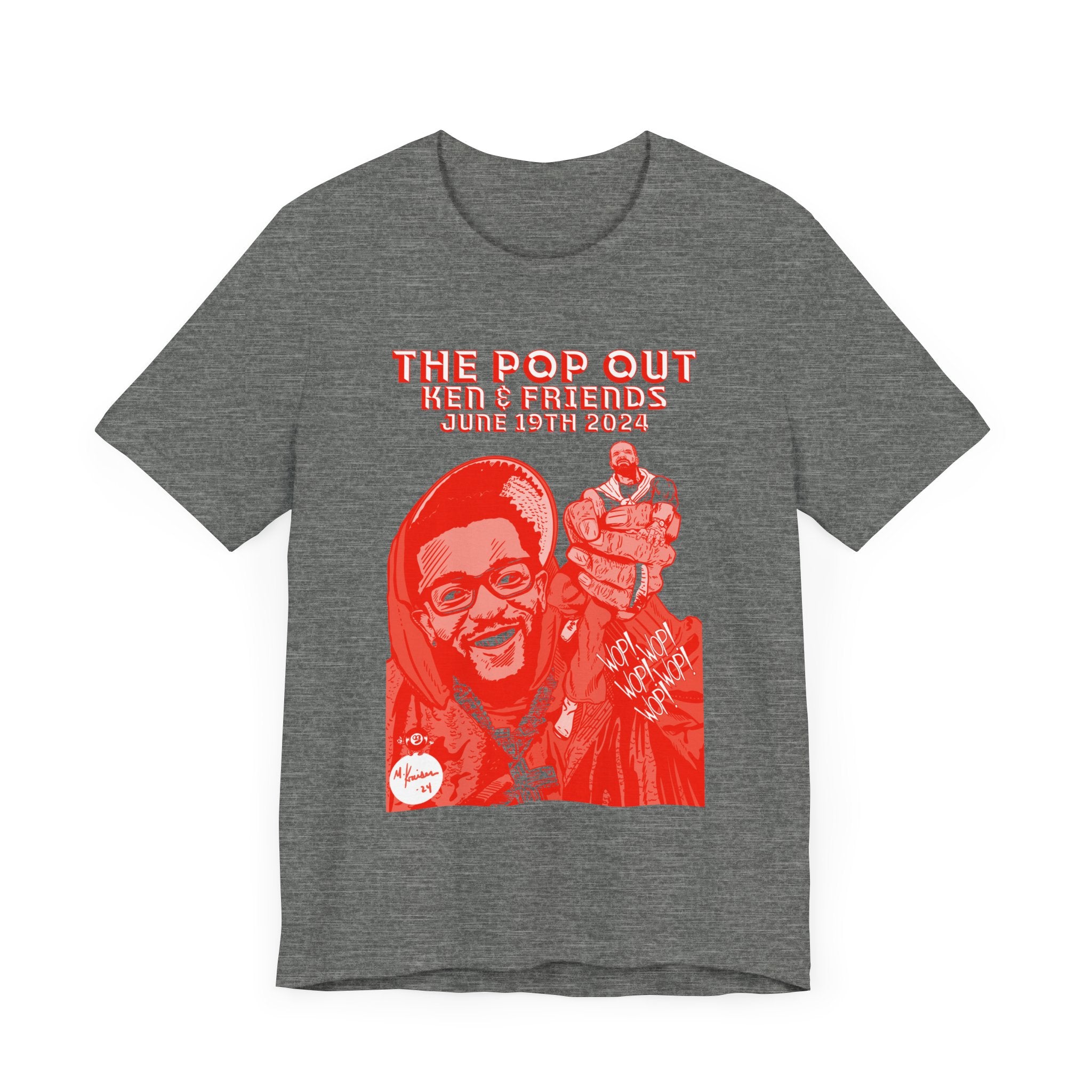 Pop out - RED VARIANT - Unisex Jersey Short Sleeve Tee