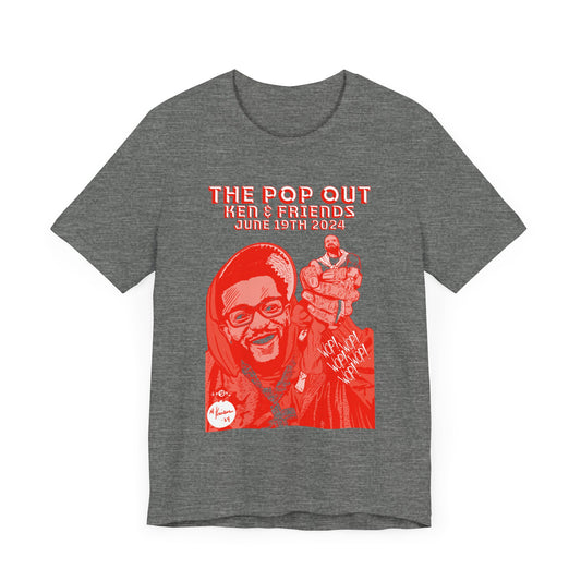 Pop out - RED VARIANT - Unisex Jersey Short Sleeve Tee