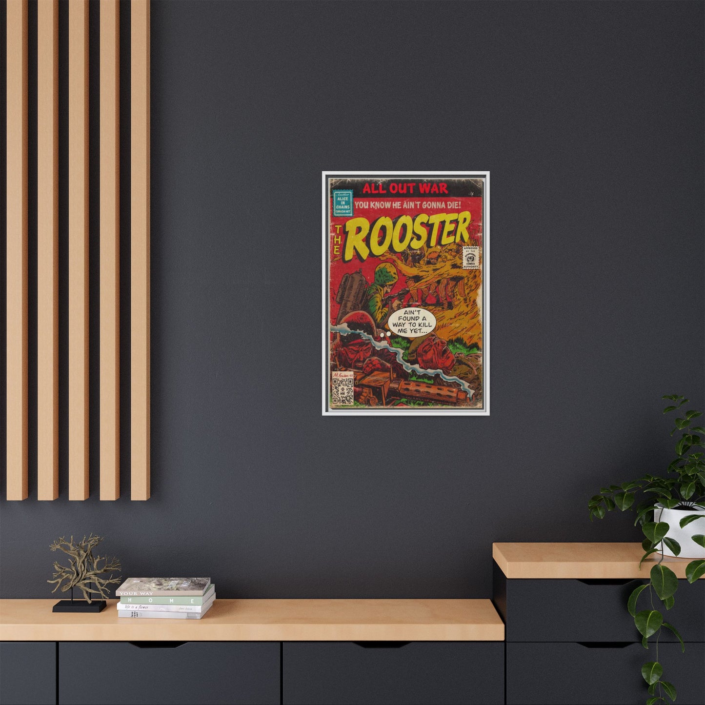 Alice In Chains - Rooster - Gallery Canvas Wraps, Vertical Frame