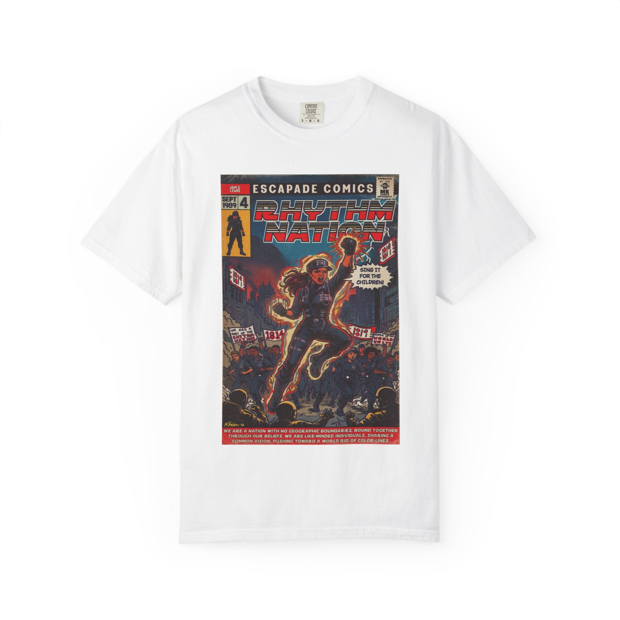 Rhythm Nation - Unisex Comfort Colors T-shirt
