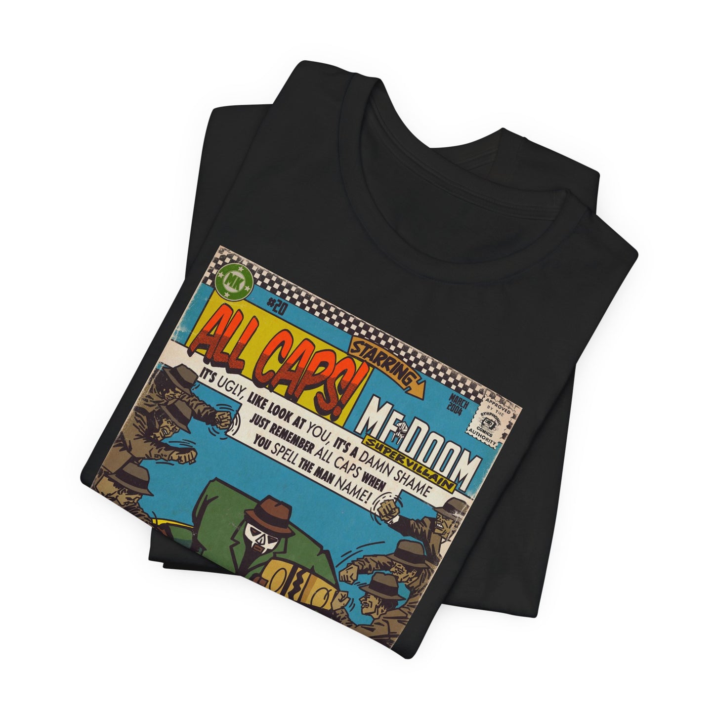 DOOM - All Caps - Unisex Jersey Short Sleeve Tee