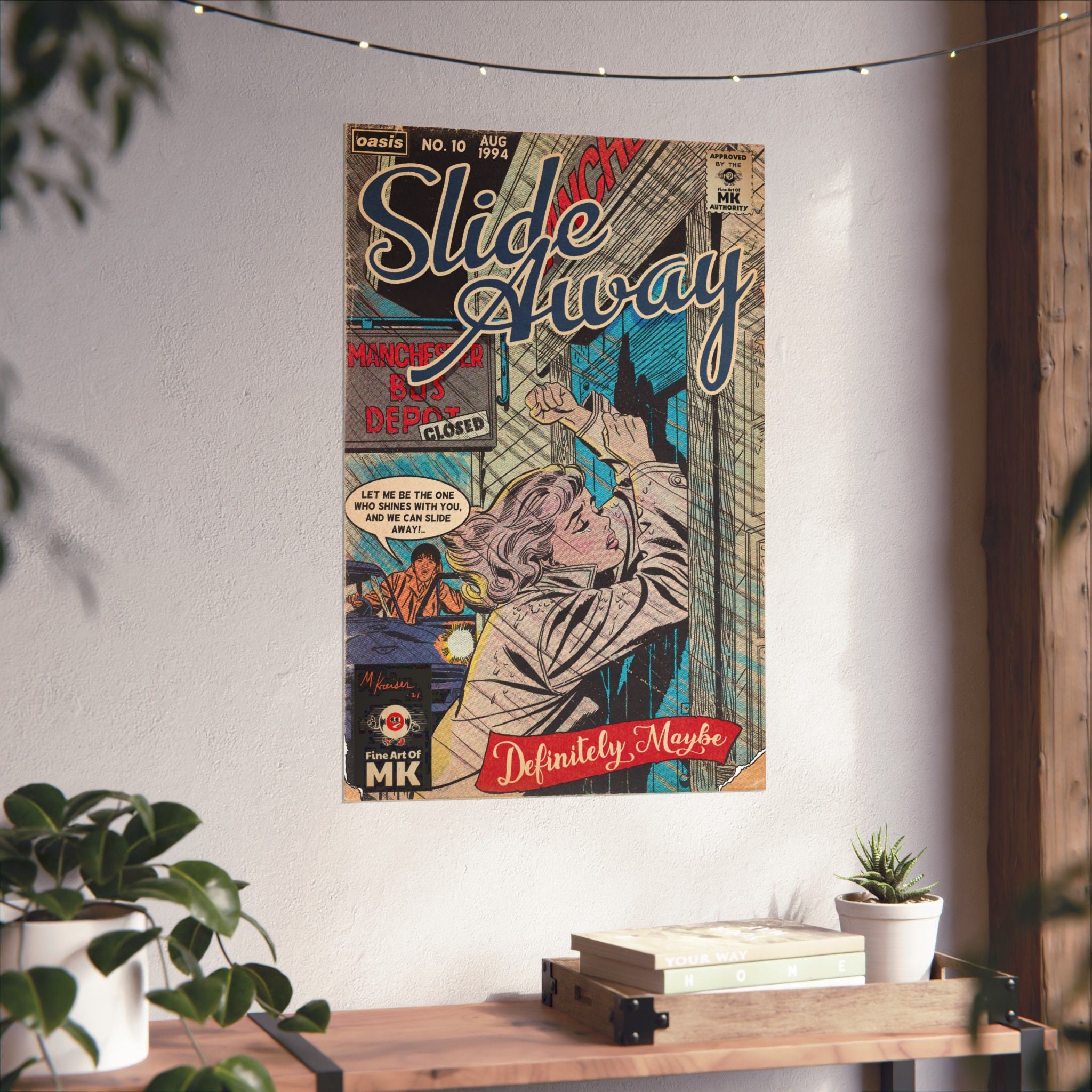 Slide Away - Matte Vertical Posters