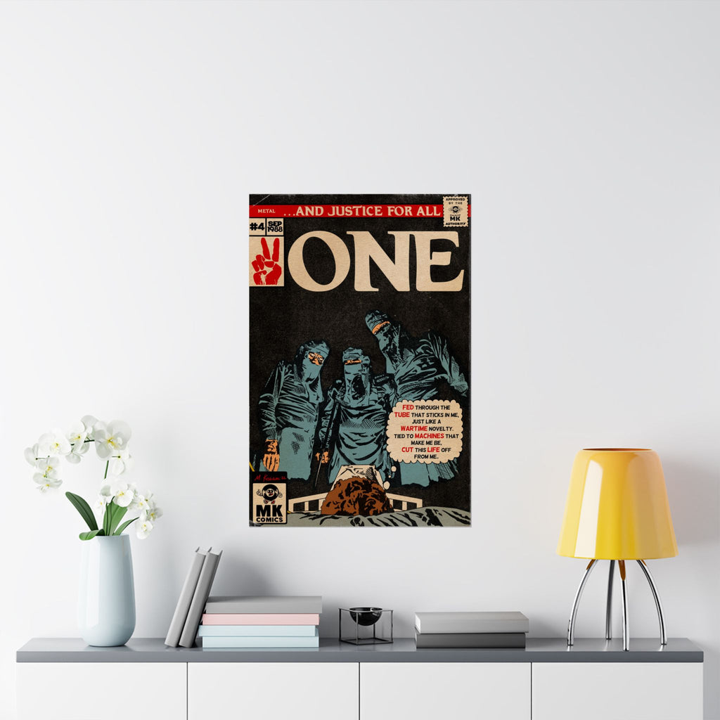 One - Comic Book Art - Vertical Matte Poster