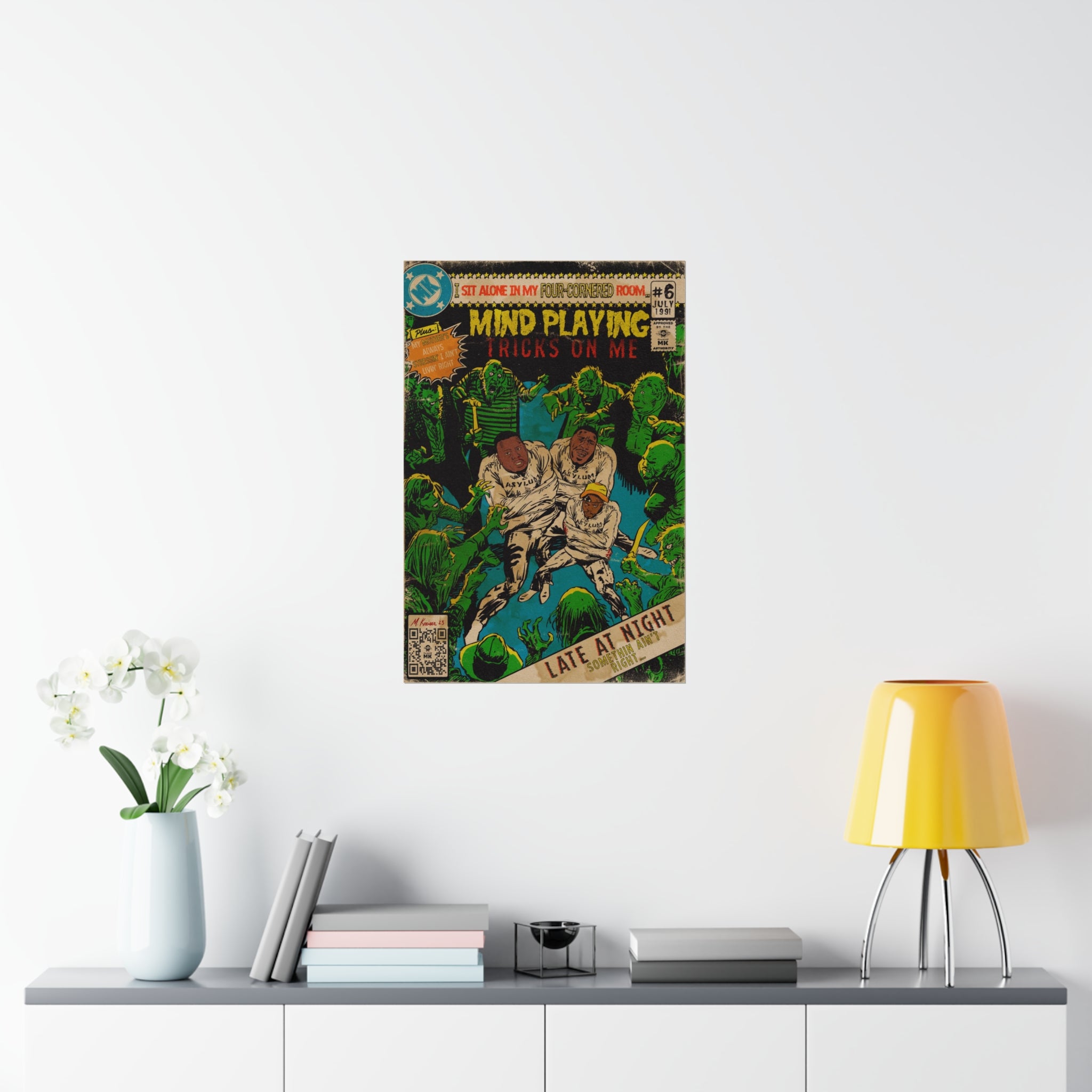 Mind Playing Tricks - Vertical Matte Poster