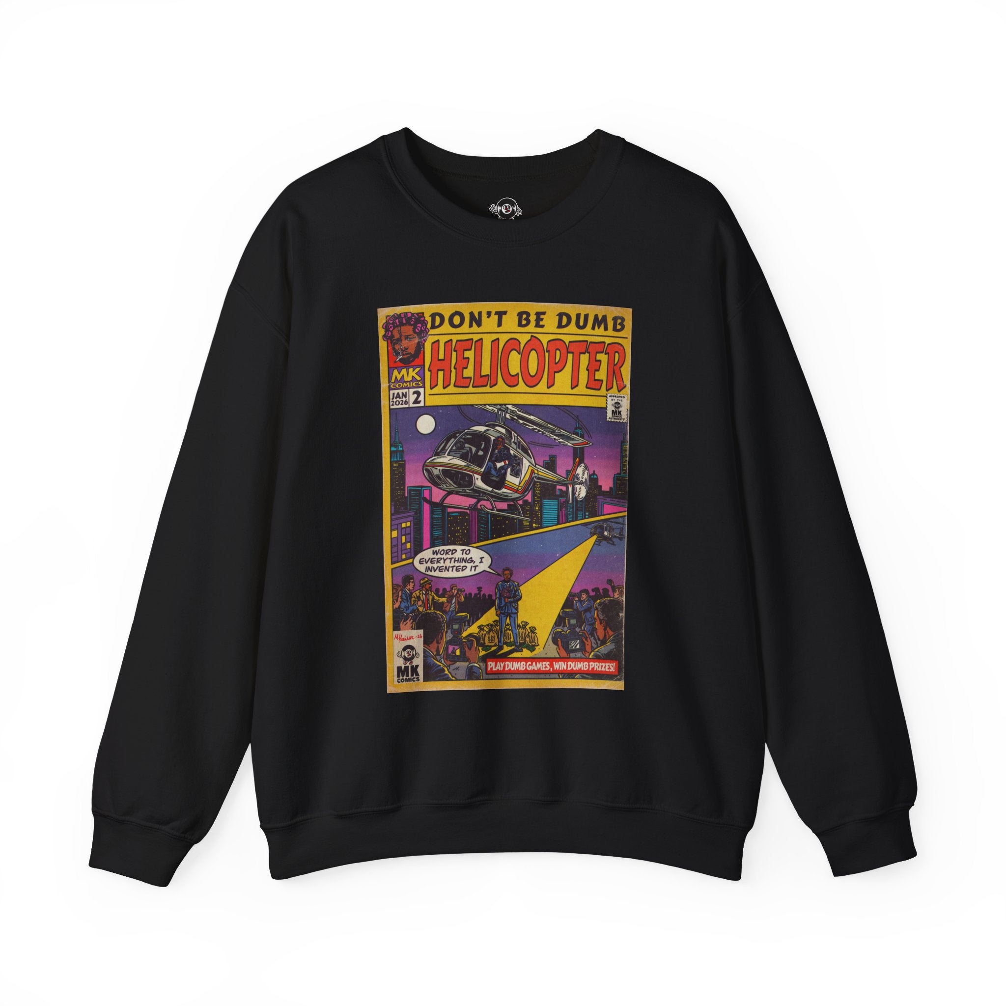 Helicopter - Unisex Heavy Blend™ Crewneck Sweatshirt