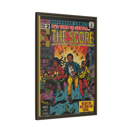 The Score - Matte Canvas, Framed (Multi-color)