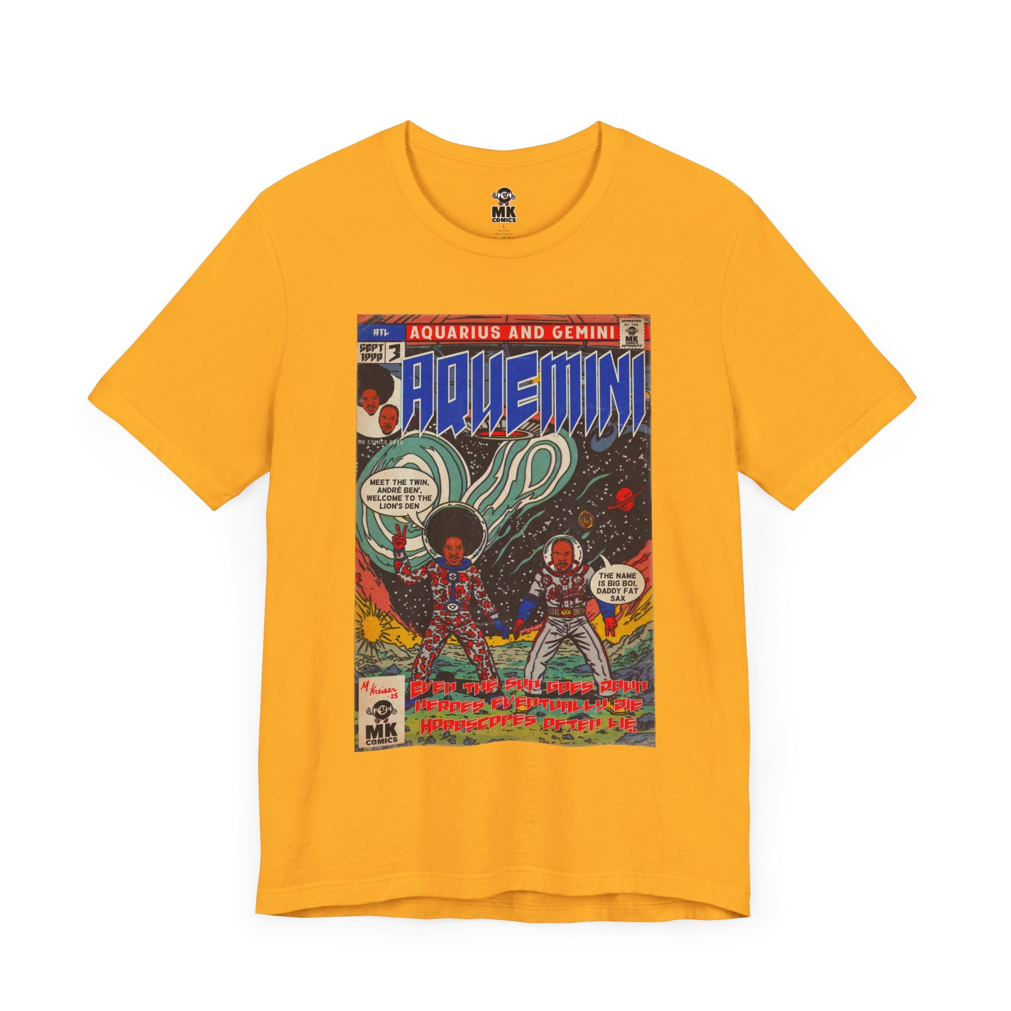Aquemini - Comic Book Art - Unisex Jersey Short Sleeve Tee