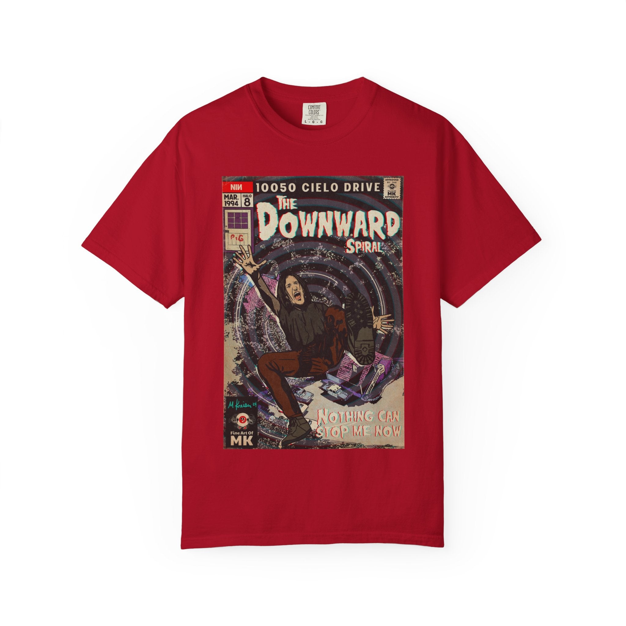 The Downward Spiral - Unisex Comfort Colors T-shirt
