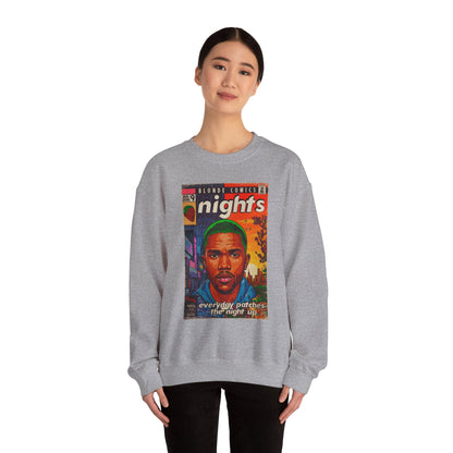 Frank Ocean -Nights - Unisex Heavy Blend™ Crewneck Sweatshirt