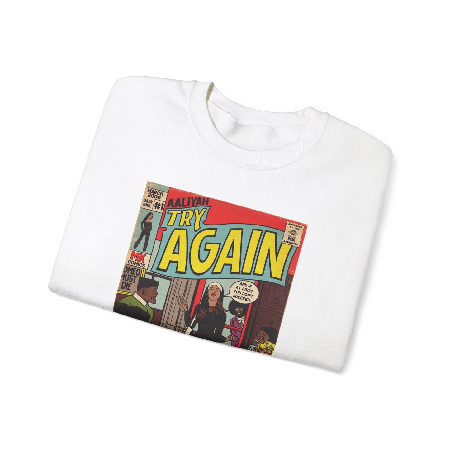 Aaliyah - Try Again - Unisex Heavy Blend™ Crewneck Sweatshirt