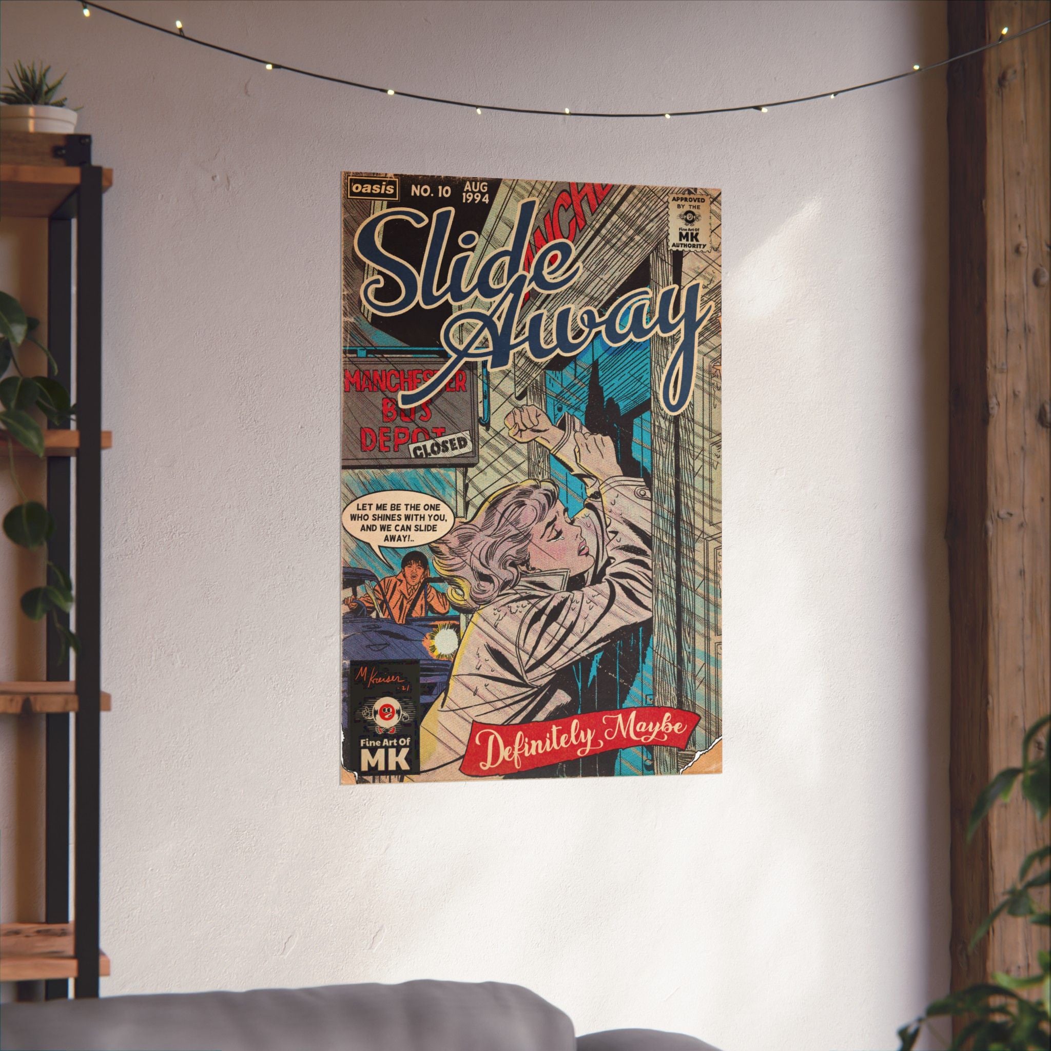 Slide Away - Matte Vertical Posters