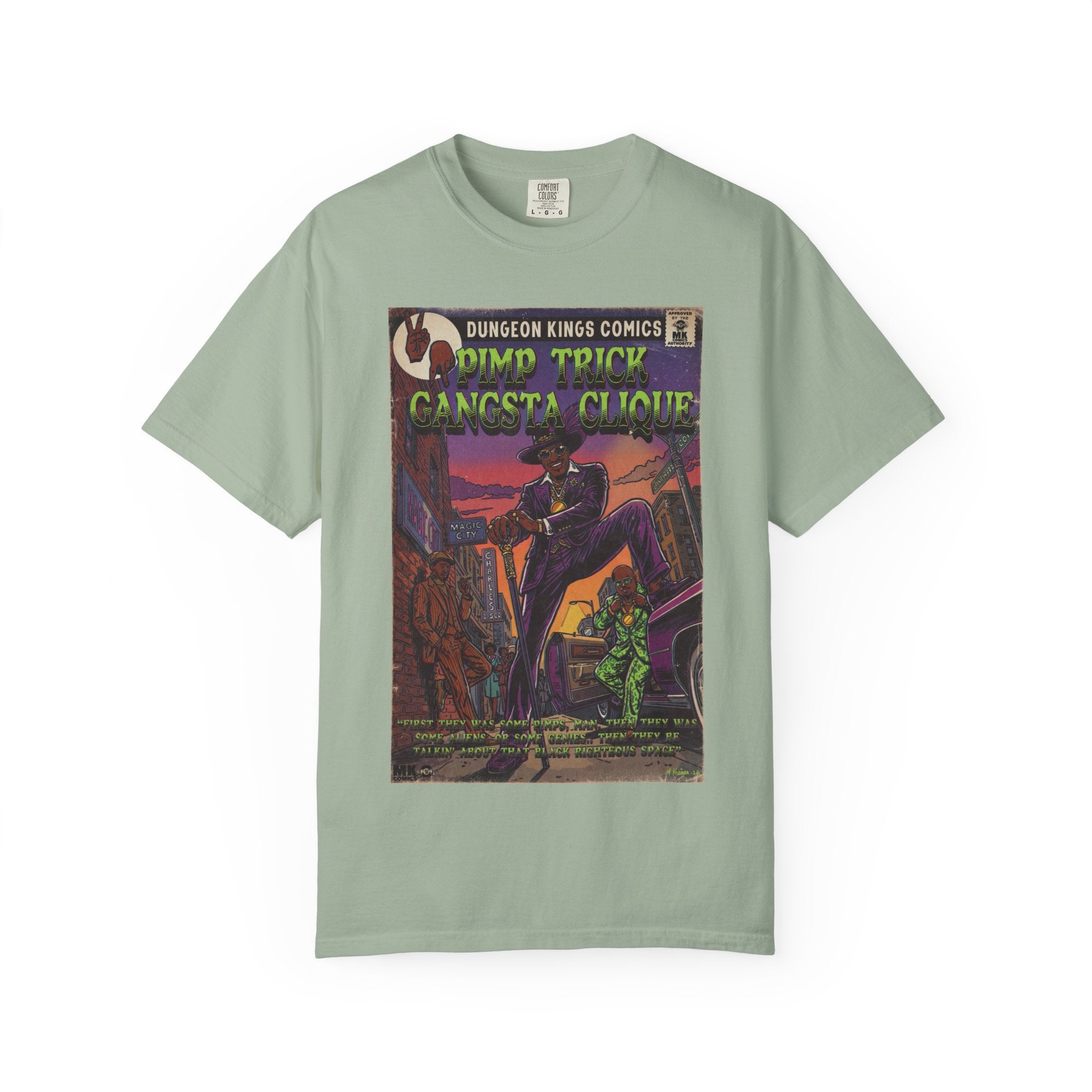 Pimp Trick Gangsta Clique - Unisex Comfort Colors T-shirt