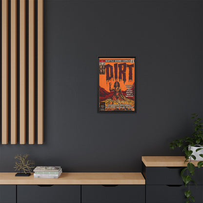 Dirt - Matte Canvas, Framed (Multi-color)