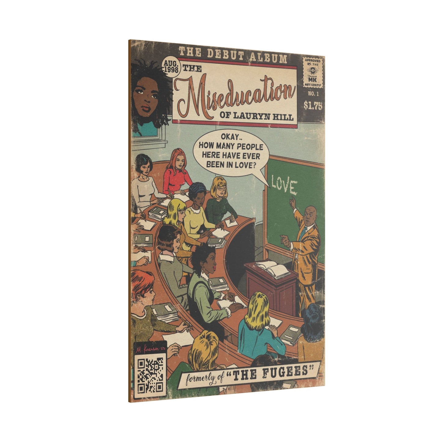 Lauryn Hill - The Miseducation of.. - Matte Canvas, Stretched