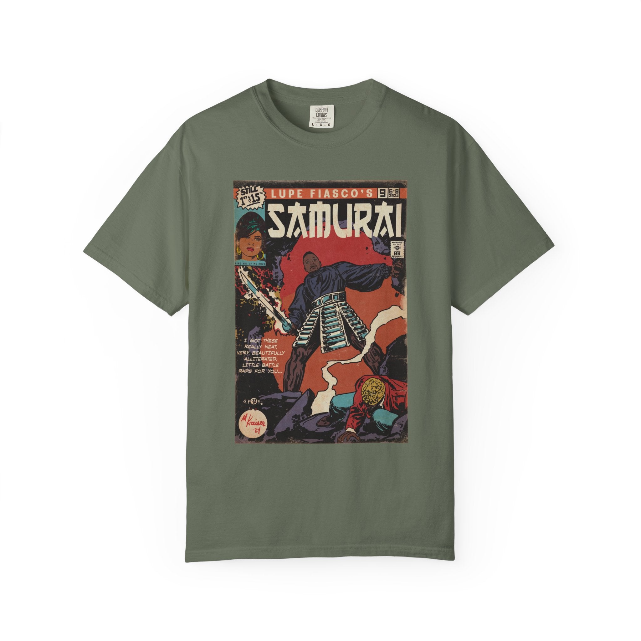 Samurai - Unisex Comfort Colors T-shirt