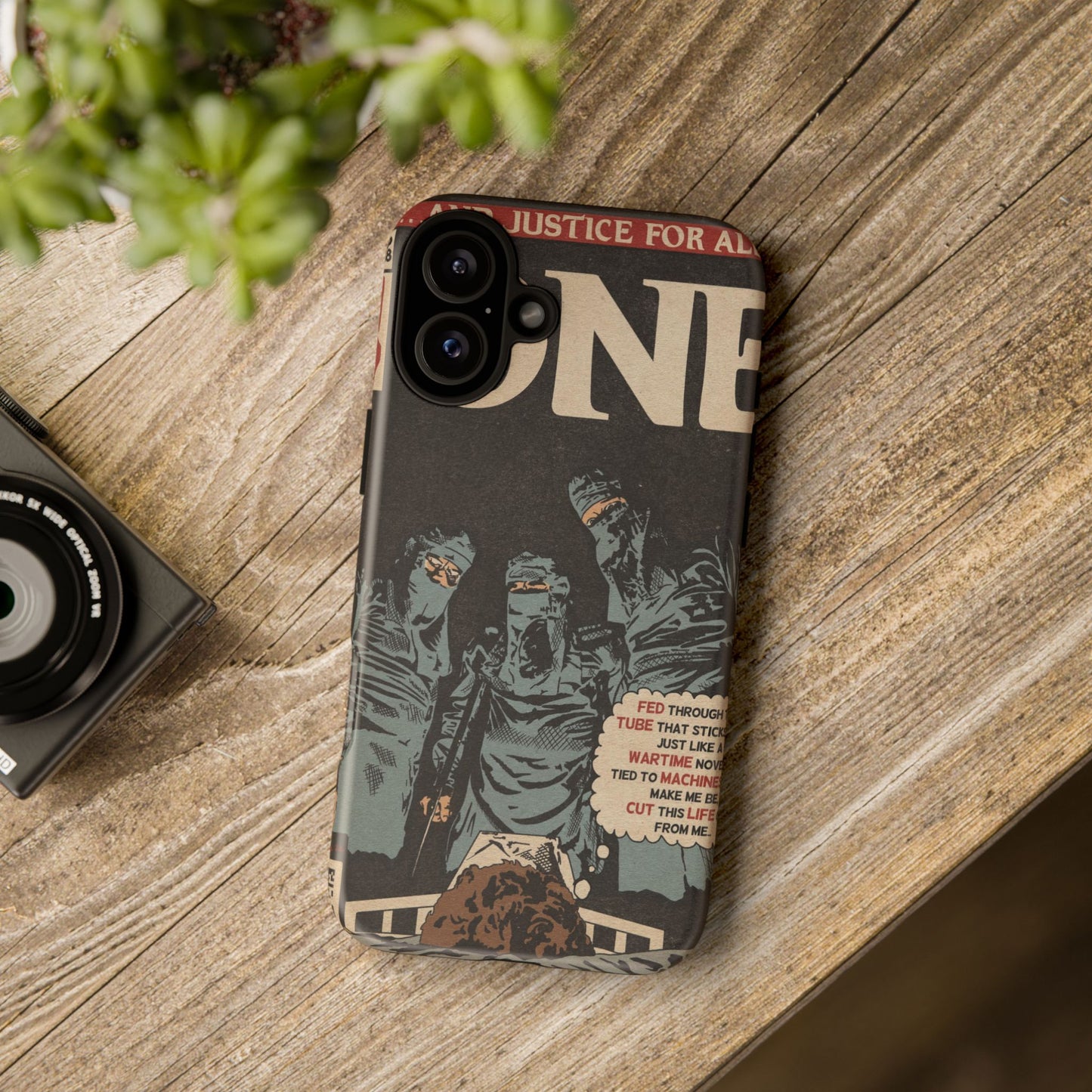 Metallica- One - Johnny Got His Gun Comic Book Art - Tough Phone Cases