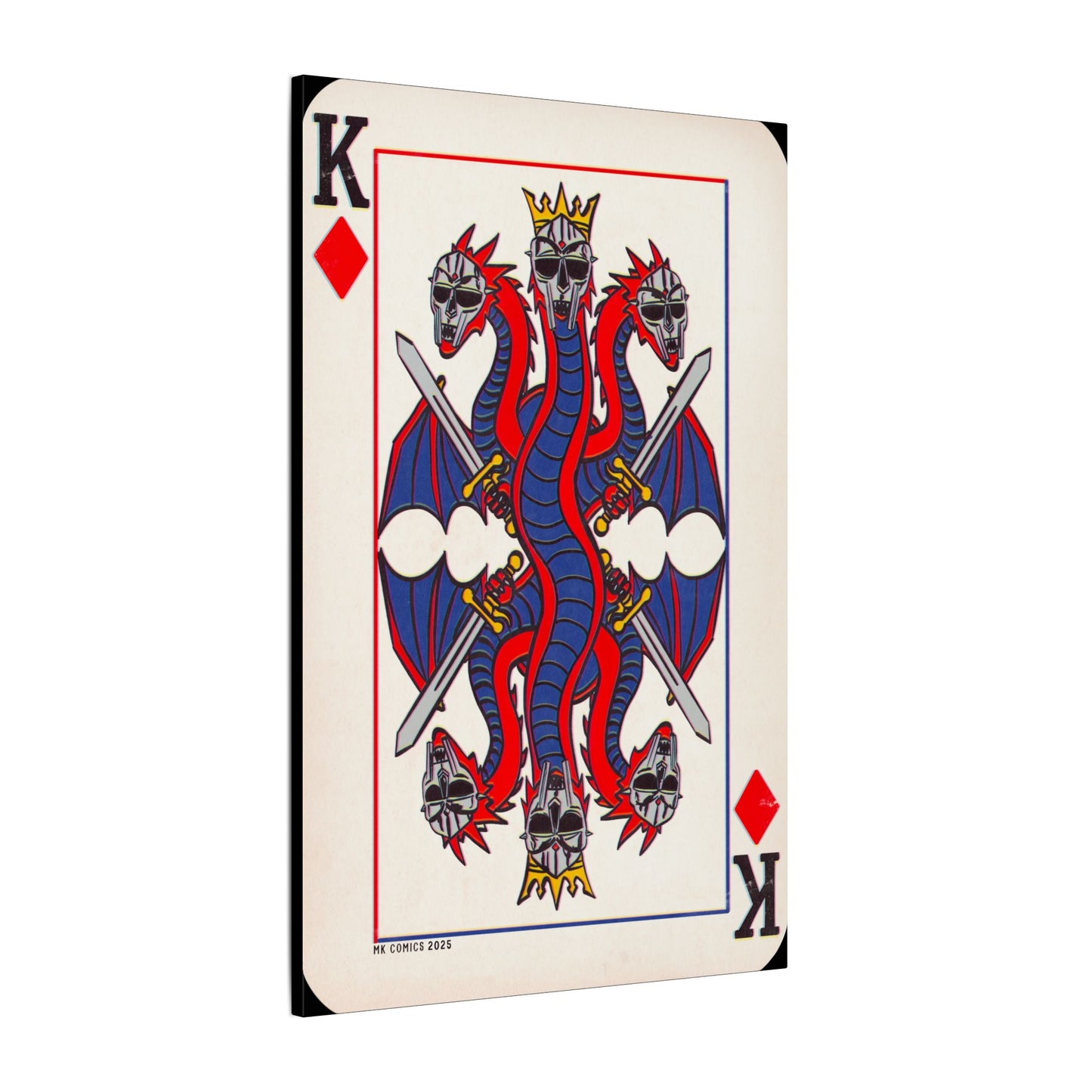 King Geedorah - Matte Canvas, Stretched, 0.75" (Multi-Size)