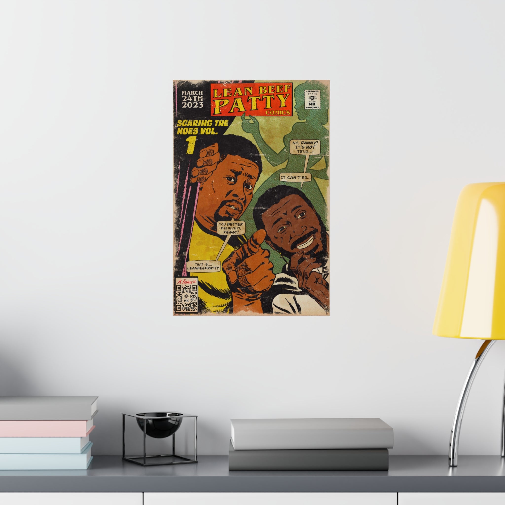 Lean Beef Patty - Vertical Matte Poster