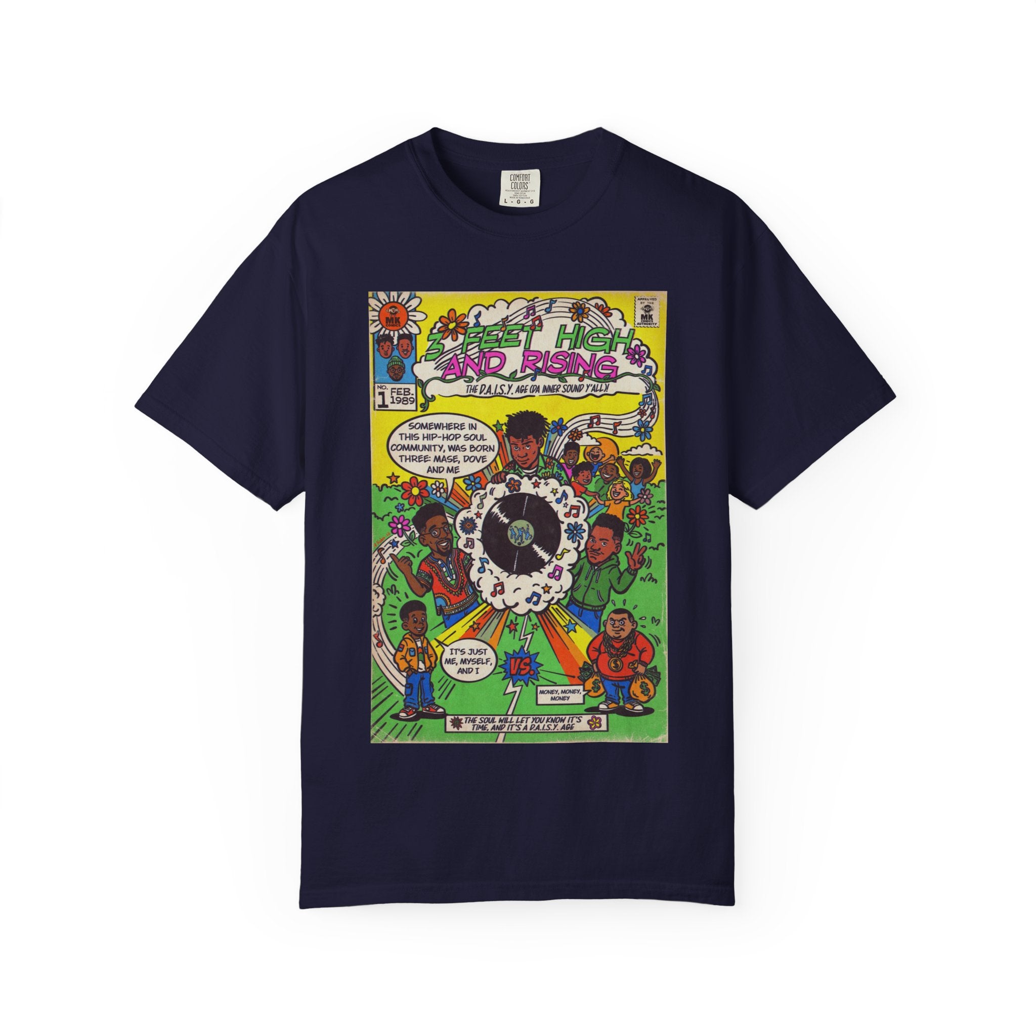 3 Feet High & Rising - Unisex Comfort Colors T-shirt
