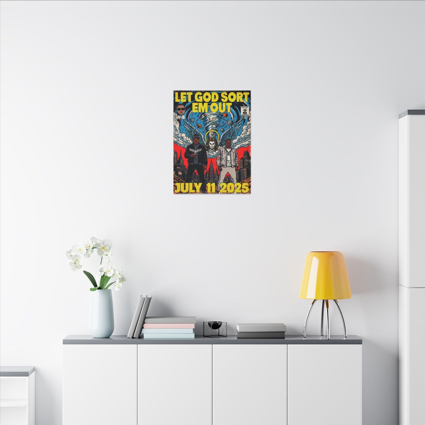 Let God Sort Em Out - Matte Canvas, Stretched, 0.75" (Multi-Size)