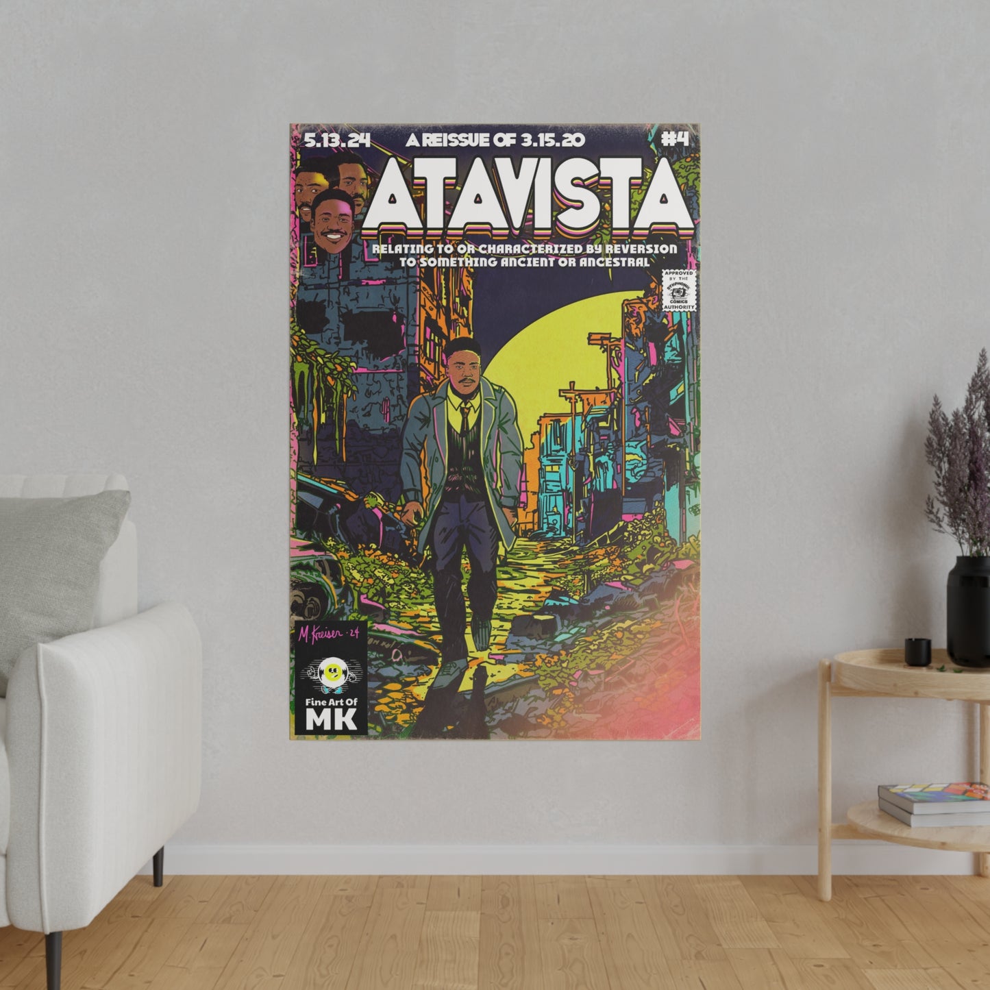 Childish Gambino - Atavista - Matte Canvas, Stretched, 0.75"