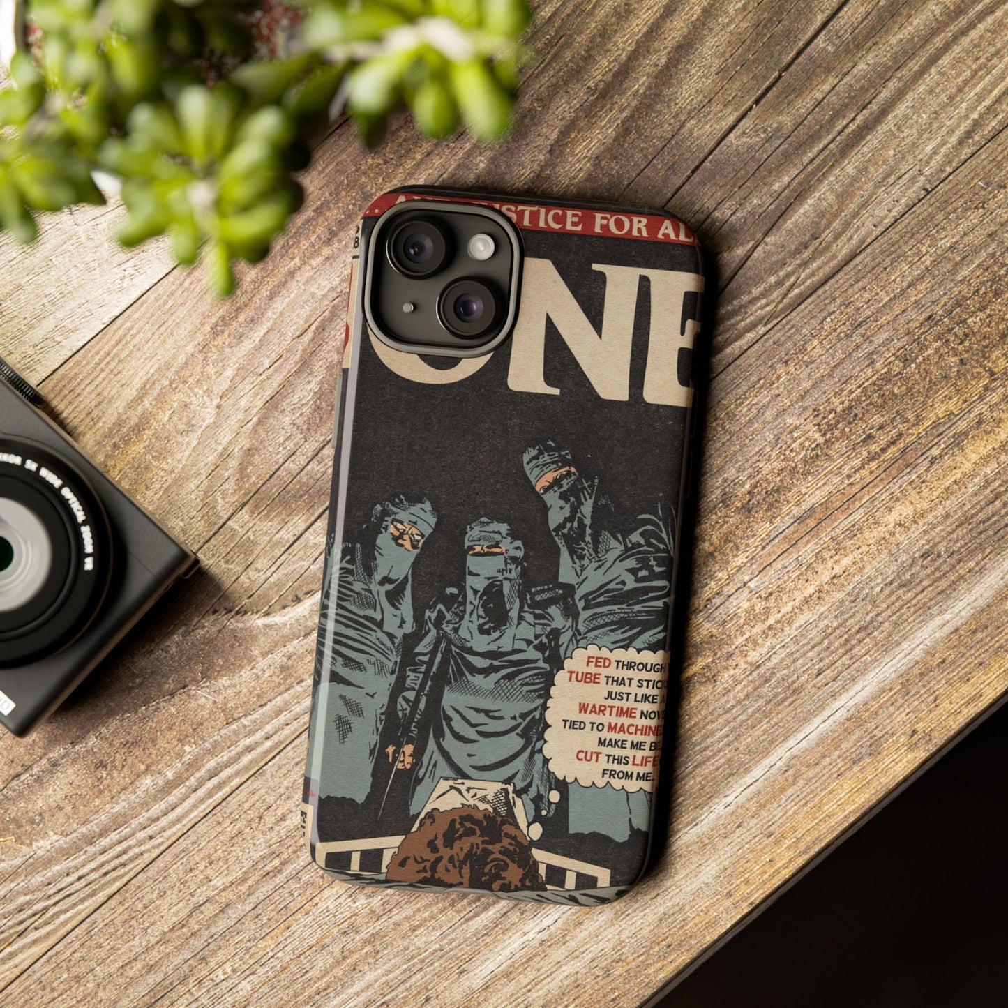 Metallica- One - Johnny Got His Gun Comic Book Art - Tough Phone Cases