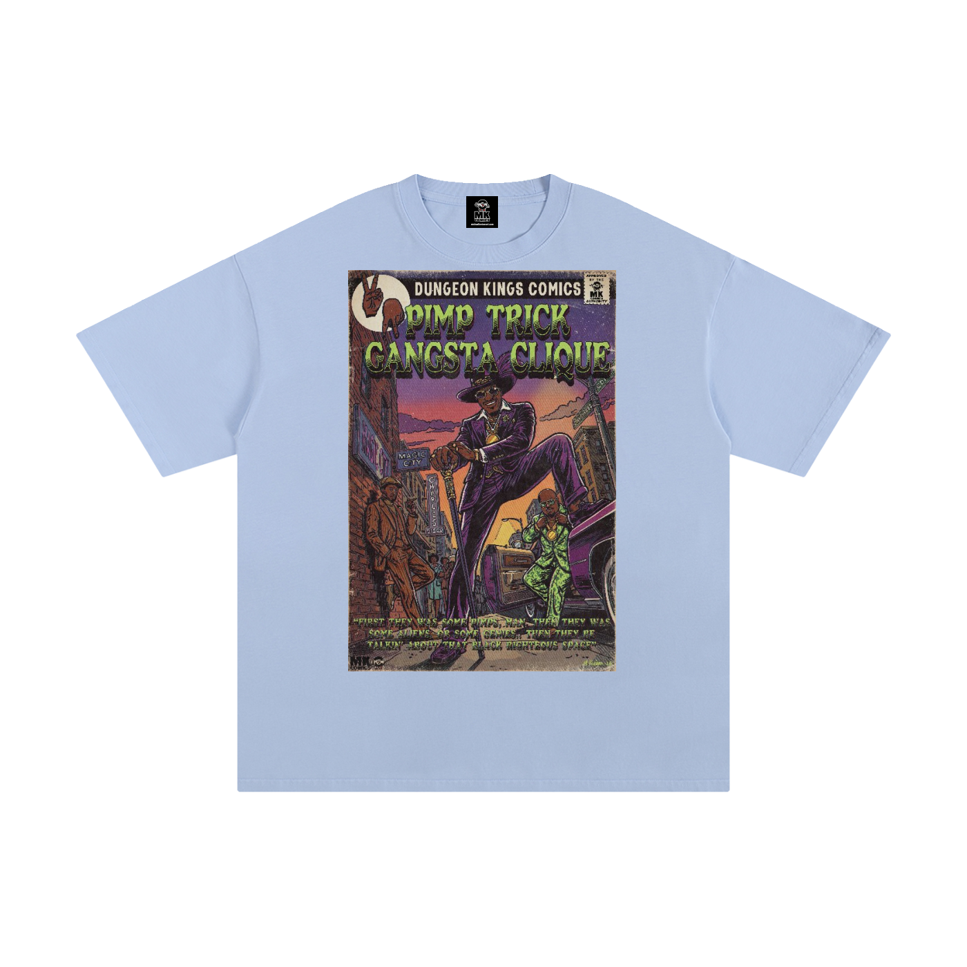 Pimp Trick Gangsta Clique - Unisex Pure Cotton T-Shirt