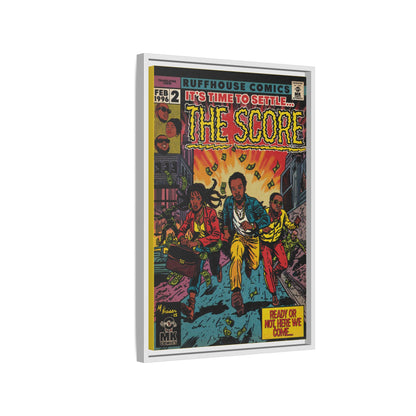 The Score - Matte Canvas, Framed (Multi-color)