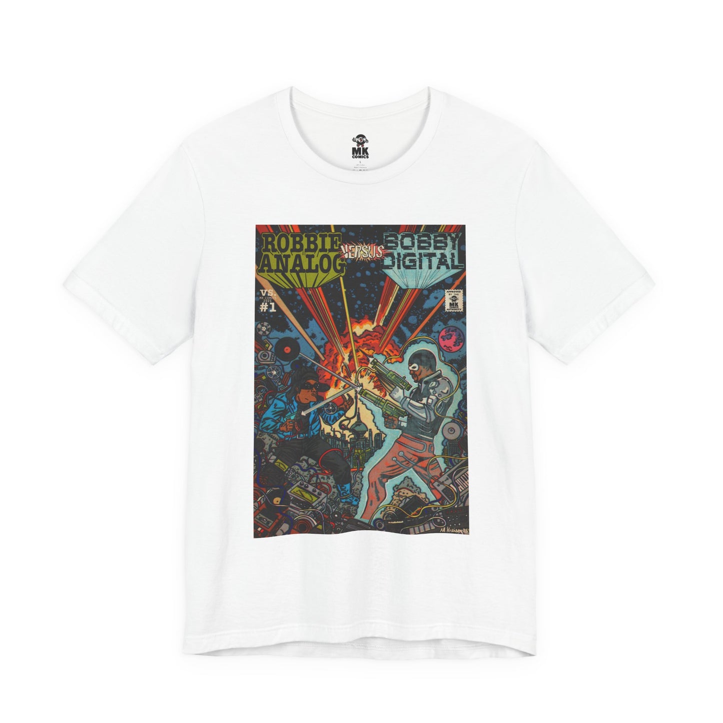 Analog vs. Digital - Unisex Jersey Short Sleeve Tee