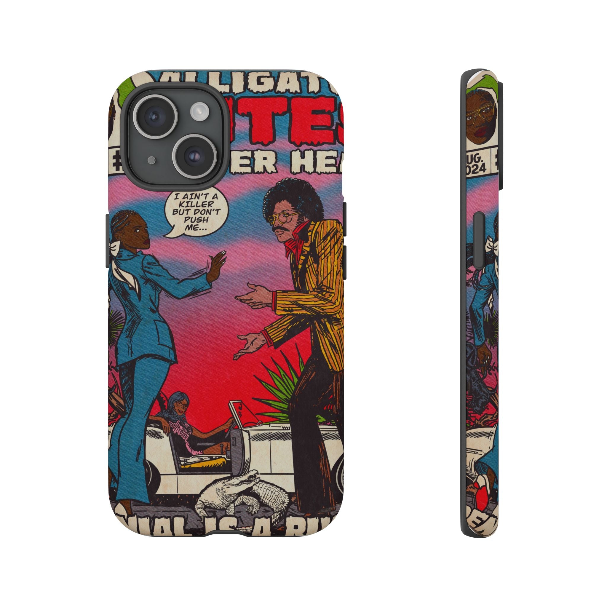 Denial is a River - Alligator Bites - Tough Phone Cases