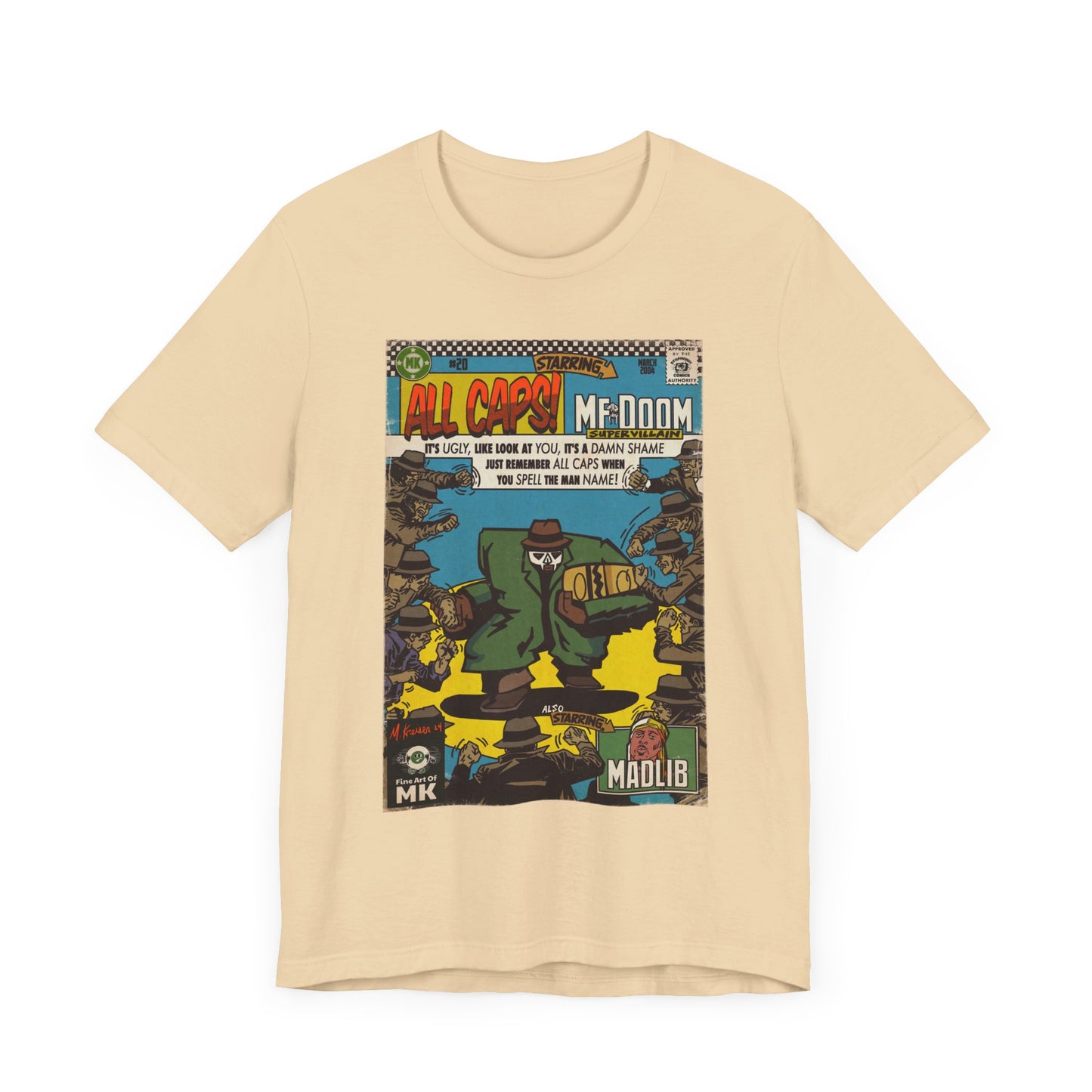 DOOM - All Caps - Unisex Jersey Short Sleeve Tee