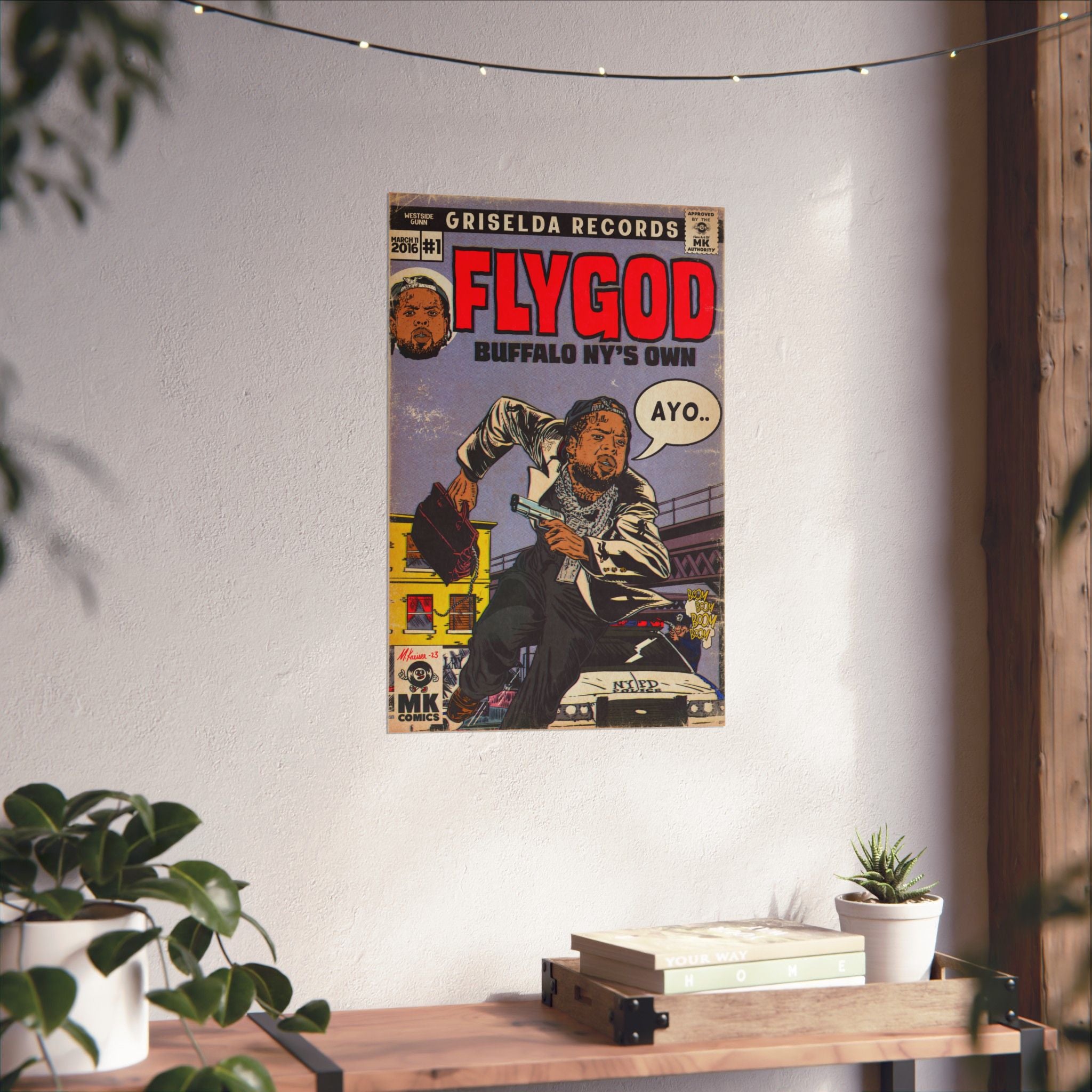 Flygod - Premium Matte Vertical Poster – Fine Art Of MK