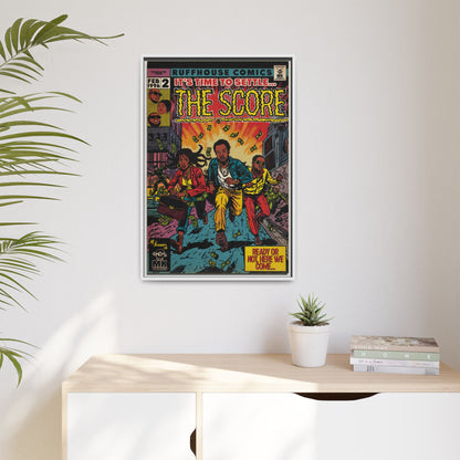 The Score - Matte Canvas, Framed (Multi-color)