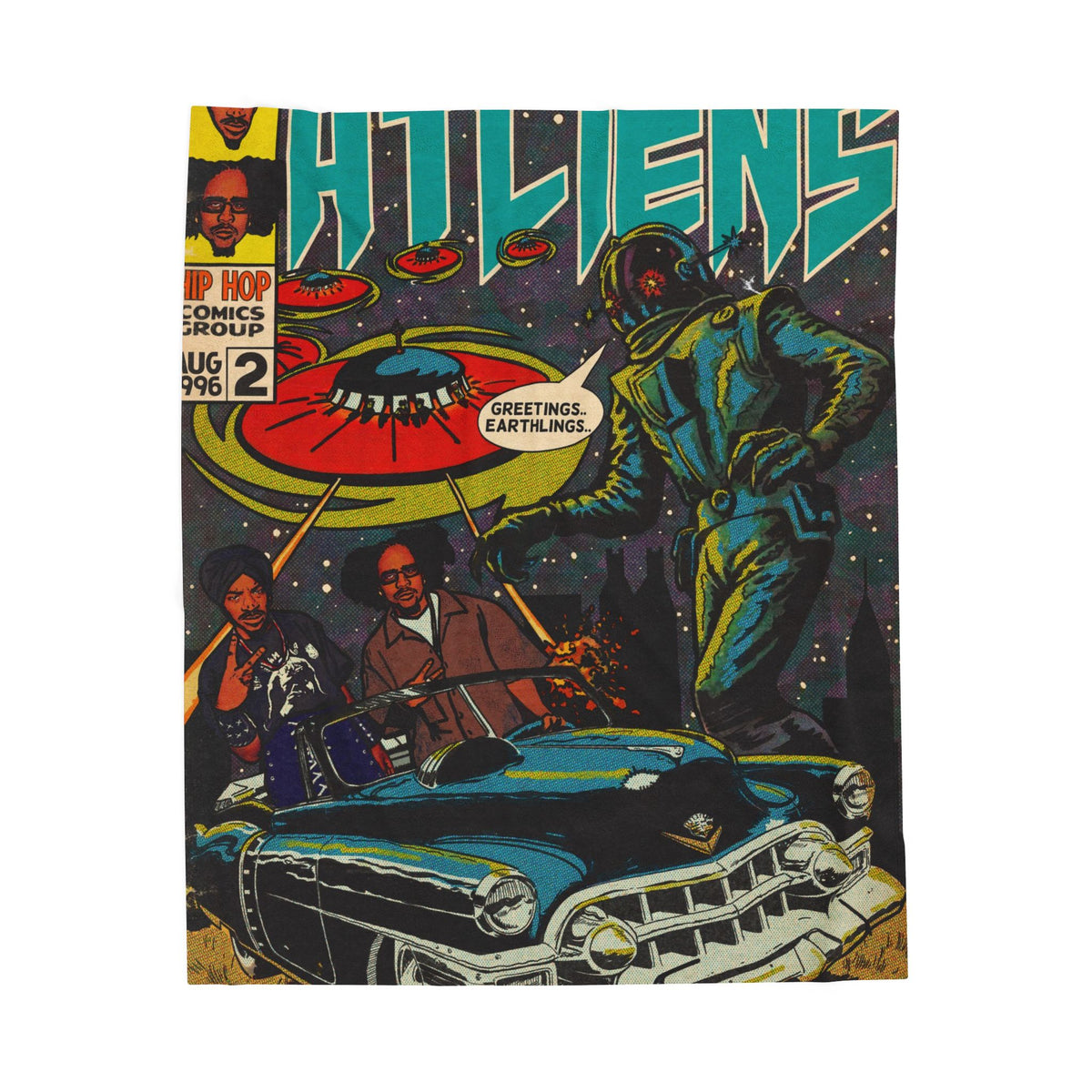 ATLiens - Velveteen Plush Blanket
