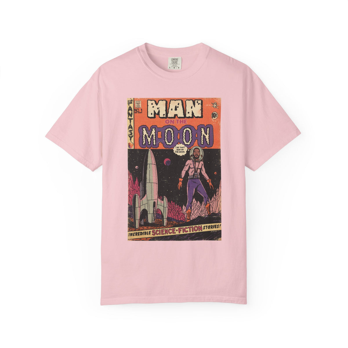 Man on the Moon - Unisex Comfort Colors T-shirt