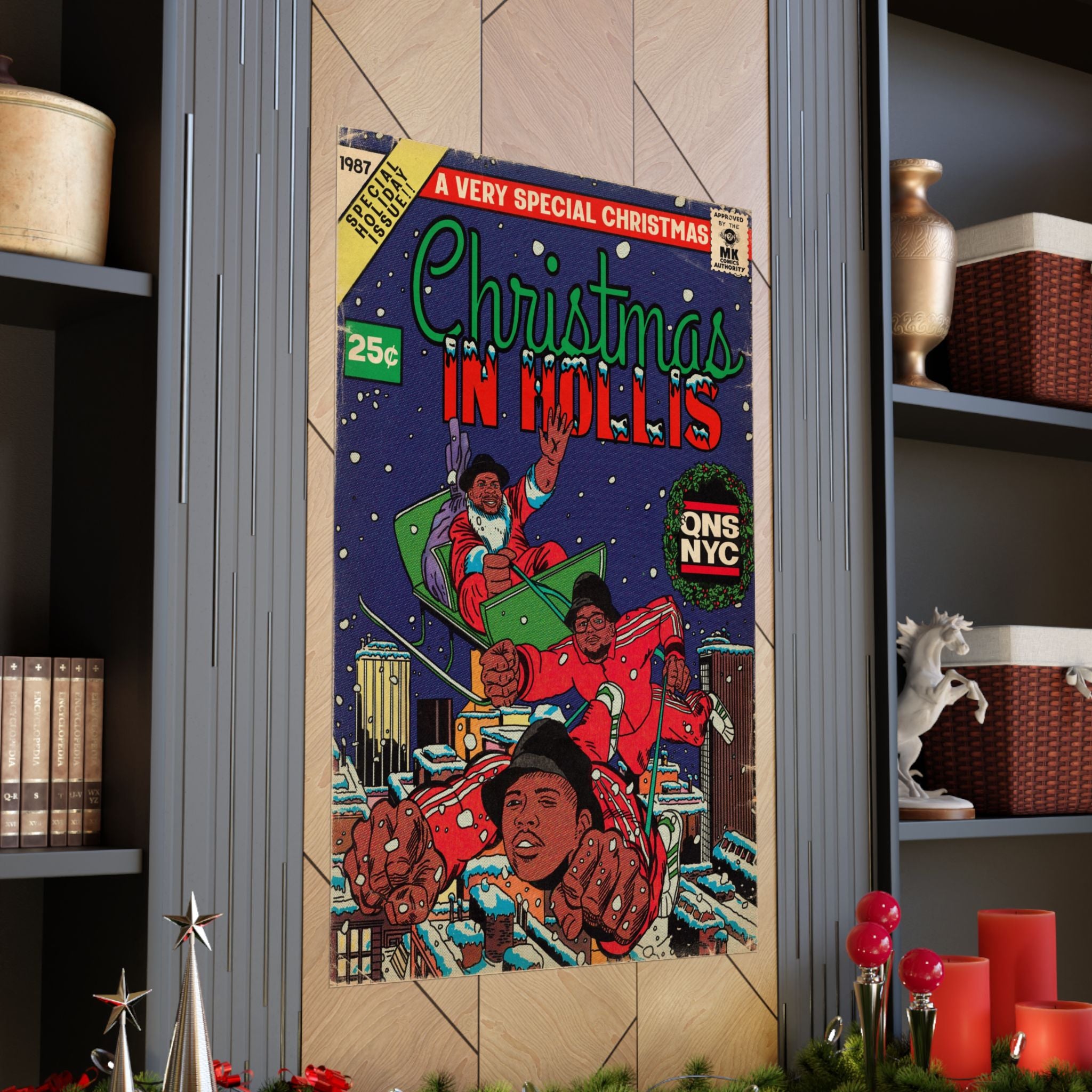 Christmas in Hollis - Matte Vertical Posters