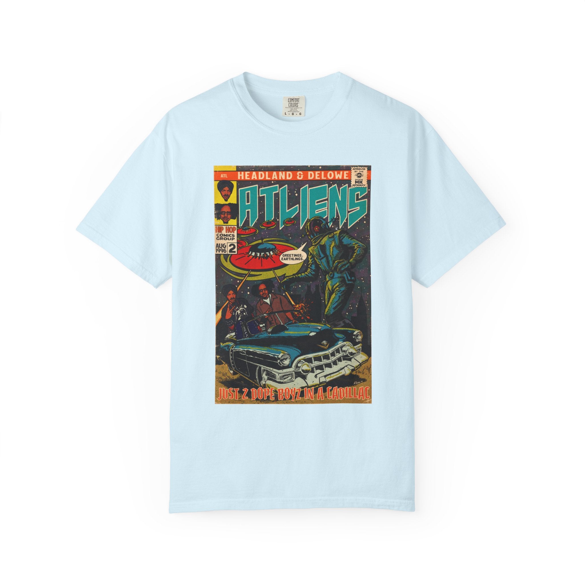 ATLiens - 2 Dope Boyz in a Cadillac - Unisex Comfort Colors T-shirt