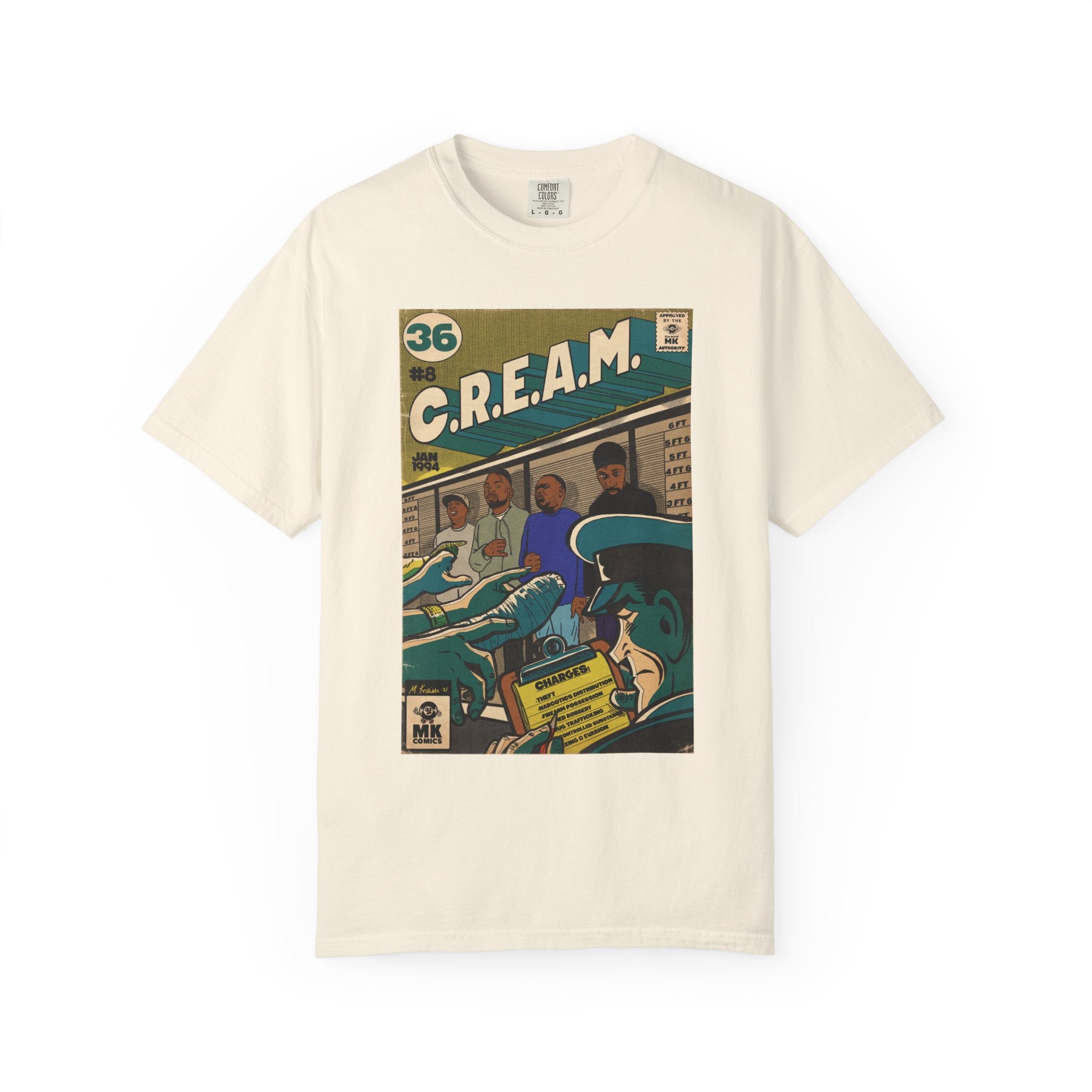 C.R.E.A.M - Unisex Comfort Colors T-shirt