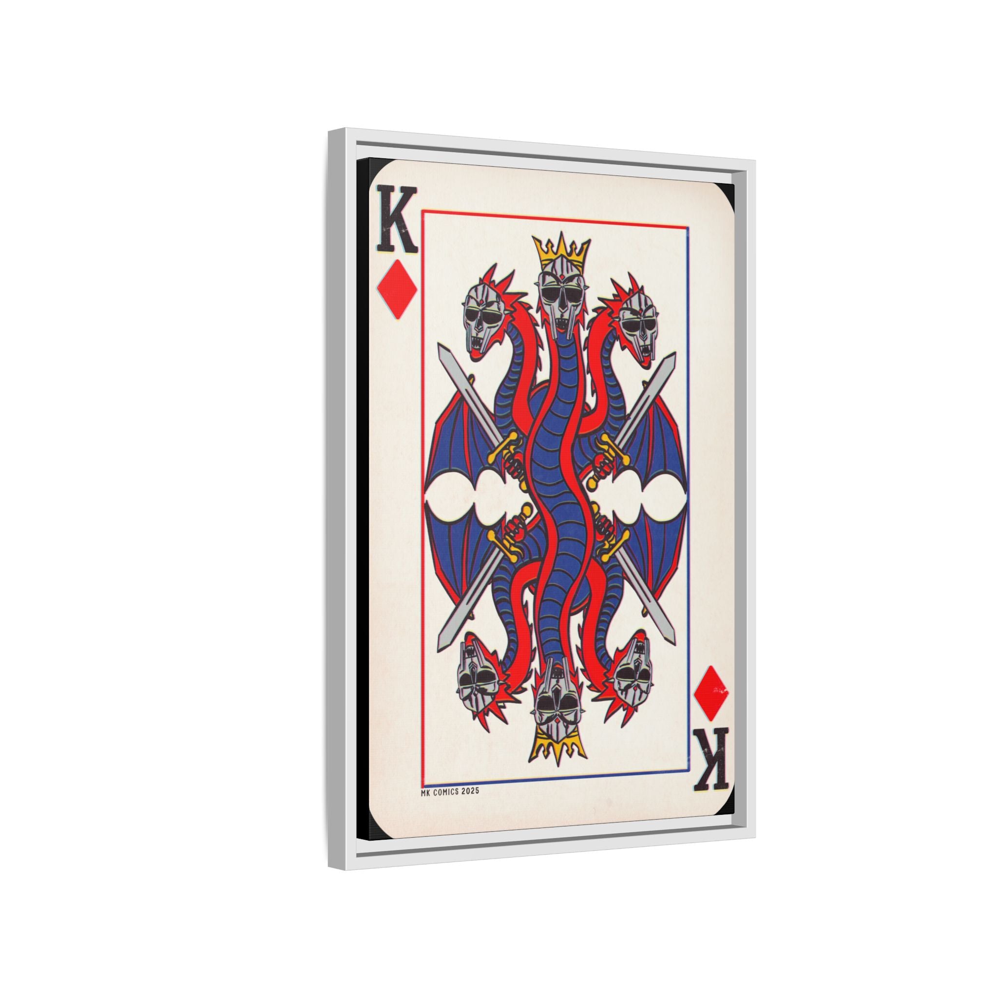 King Geedorah - Matte Canvas, Framed (Multi-color)