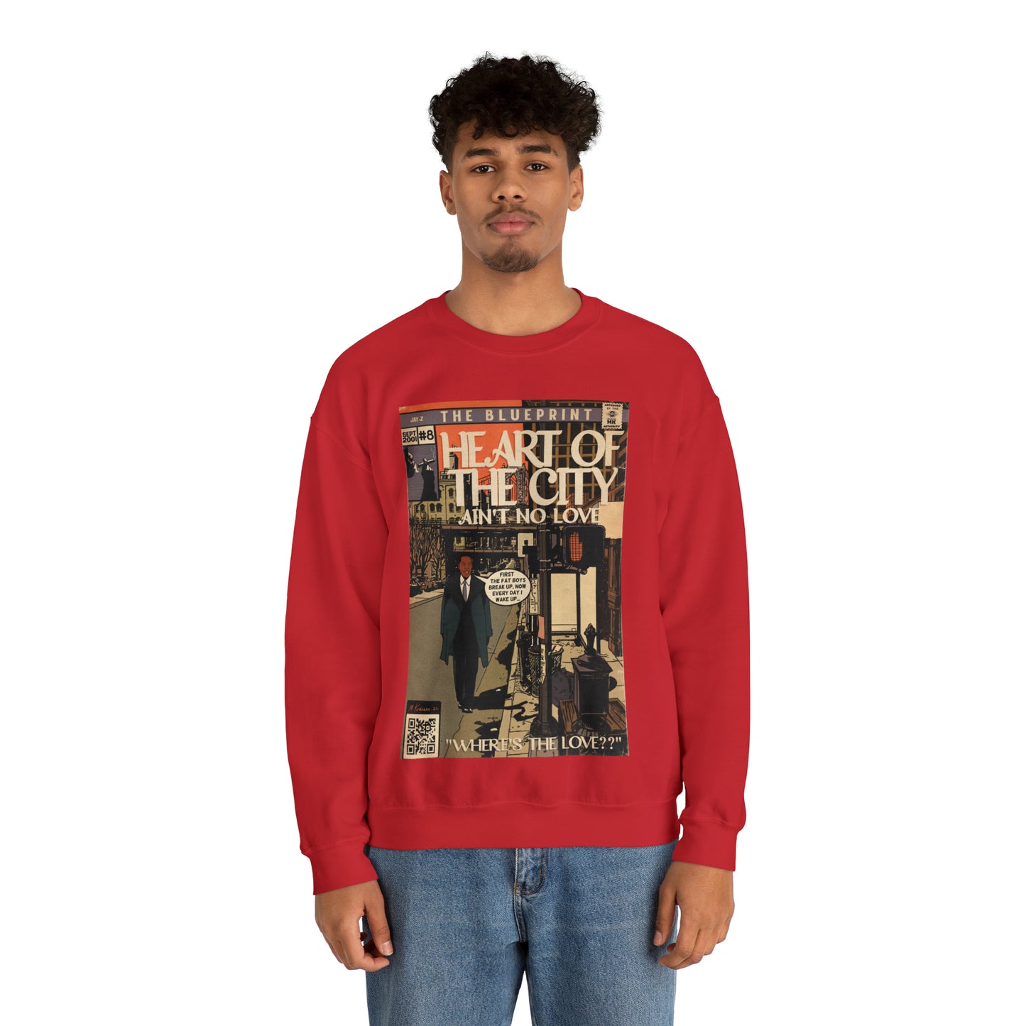 Jay Z - Heart of the City - Unisex Heavy Blend™ Crewneck Sweatshirt